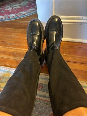Aquatalia Black zipper Tall Boots